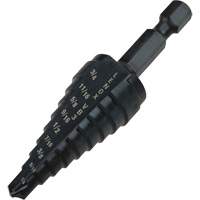 #3 Step Drill Bit, 1/4" - 3/4" , 1/16" Increments, High Speed Steel The Estey Group