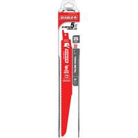 Lame de scie alternative pour la d&eacute;molition et les m&eacute;taux &eacute;pais, Bim&eacute;tal, 8-10 Dents par pouce, 9" lo The Estey Group
