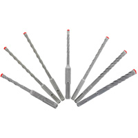 Rebar Demon SDS-Plus 4-Cutter Full Carbide Head Hammer Bit Set, 7 Pieces, Carbide The Estey Group