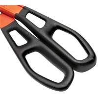 13" Serrated Aluminum Tinner Snip with Dipped Handle, 3" Cut Length, Straight Cut The Estey Group