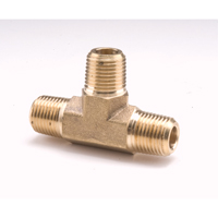 Male Pipe Tees, Brass, 1/8" The Estey Group
