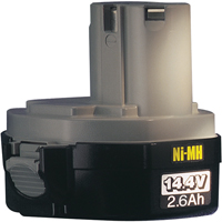 Pod-Style Battery, Ni-MH, 14.4 V, 2.6 A The Estey Group
