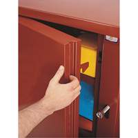 Jobsite Shelf Cabinet, Steel, 47.5 Cubic Feet, Red The Estey Group