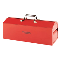 Tool Box, 8-13/20" D x 21-3/10" W x 9" H, Red The Estey Group