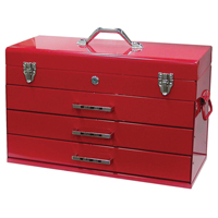Tool Box, 9-3/5" D x 21-3/10" W x 14-1/2" H, Red The Estey Group