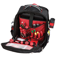 Low-Profile Backpack, 10" L x 12" W, Black, Ballistic The Estey Group