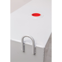 R&eacute;servoir de transfert pour carburant en acier, Acier, Capacit&eacute; 100 gal., Noir The Estey Group