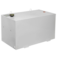 R&eacute;servoir de transfert pour carburant en acier, Acier, Capacit&eacute; 100 gal., Blanc The Estey Group