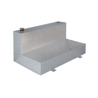 R&eacute;servoir de transfert pour carburant en aluminium, Aluminium, Capacit&eacute; 100 gal., Argent The Estey Group