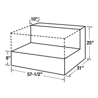 R&eacute;servoir de transfert pour carburant en aluminium, Aluminium, Capacit&eacute; 100 gal., Argent The Estey Group