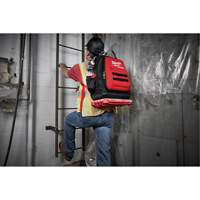 Packout Backpack, 15-3/4" L x 11-4/5" W, Black/Red, Ballistic The Estey Group
