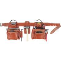 Deluxe Tool Belt Combo, Leather, Tan The Estey Group