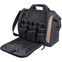 Multi-Compartment Tool Carrier, Polyester, 33 Pockets, Black The Estey Group