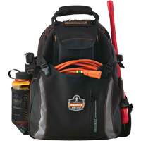 Arsenal&reg; 5843 Tool Backpack, 13-1/2" L x 8-1/2" W, Black, Polyester The Estey Group