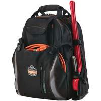 Arsenal&reg; 5843 Tool Backpack, 13-1/2" L x 8-1/2" W, Black, Polyester The Estey Group