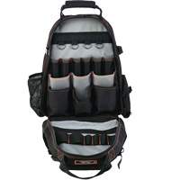 Arsenal&reg; 5843 Tool Backpack, 13-1/2" L x 8-1/2" W, Black, Polyester The Estey Group
