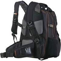 Arsenal&reg; 5843 Tool Backpack, 13-1/2" L x 8-1/2" W, Black, Polyester The Estey Group