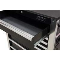 Heavy-Duty Tool Cart, 7 Drawers, 28" W x 22" D x 42-3/8" H, Black The Estey Group