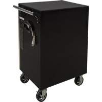 Heavy-Duty Tool Cart, 7 Drawers, 28" W x 22" D x 42-3/8" H, Black The Estey Group