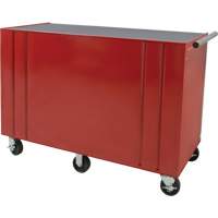 Industrial Tool Cart, 12 Drawers, 56" W x 24-1/2" D x 38-1/8" H, Red The Estey Group