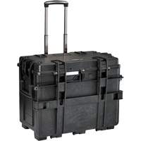 Coffre &agrave; outils militaire mobile avec tiroirs, 8 tiroirs, 22-4/5" la x 15" p x 18" h, Noir The Estey Group