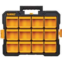 Organisateur Flip-Bin, 3-7/8" la x 17-3/4" p x 13-7/8" h, Noir/Jaune The Estey Group