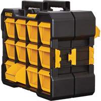 Organisateur Flip-Bin, 3-7/8" la x 17-3/4" p x 13-7/8" h, Noir/Jaune The Estey Group
