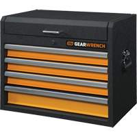 Coffre &agrave; outils de s&eacute;rie GSX, 26" la, 4 tiroirs, Noir/Orange The Estey Group