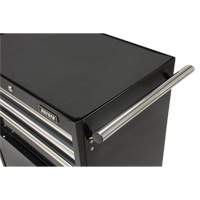 Industrial Tool Cart, 3 Drawers, 29-4/5" W x 21-1/5" D x 38-4/5" H, Black The Estey Group