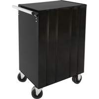 Industrial Tool Cart, 3 Drawers, 29-4/5" W x 21-1/5" D x 38-4/5" H, Black The Estey Group