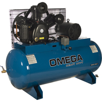 Industrial Series Air Compressors - Horizontal Compressors - Two Stage, 100 Gal. (120 US Gal) The Estey Group
