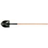Round Point Shovel, Tempered Steel Blade, Hardwood, Straight Handle The Estey Group