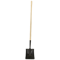 Pelle &agrave; bout carr&eacute;, Bois, Lame Acier durci, Manche en Droit, Longueur 49-1/2" The Estey Group