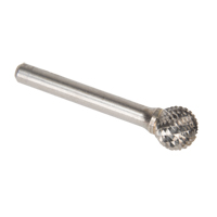 CLEVELAND Solid Carbide Burrs - Ball Shape, 1/4" Shank The Estey Group