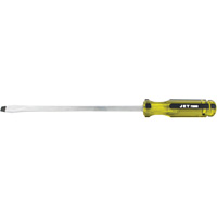 Slot Jumbo Handle Screwdriver, 3/8", 10" L, Plastic Handle The Estey Group