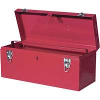 TB21 Steel Hand Tool Box, 8-3/4" D x 20" W x 9-3/8" H, Red The Estey Group