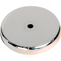 Aimants ronds &agrave; profil bas, dia. 1-1/4", Force de 7 lb The Estey Group