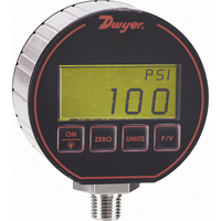 Pressure Gauge, 3" , 15 psi, Bottom Mount, Digital The Estey Group