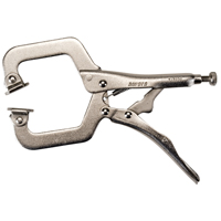 Locking Pliers with Swivel Pads, 6" Length, C-Clamp The Estey Group