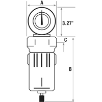 Filtres &agrave; air comprim&eacute;, Modulaire, 3/4" NPT, Drain Automatique The Estey Group