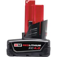 M12 Redlithium 4.0 Battery, Lithium-Ion, 12 V, 4 A The Estey Group