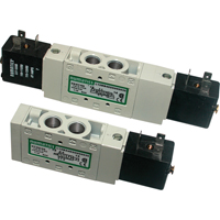 Pilot 5-Way 2-Position 4-Way Solenoid Valves, 1/8" Pipe, 150 PSI The Estey Group
