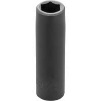 Socket, Impact, 9/16", 1/2" Drive, 6 Points, Deep The Estey Group
