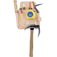Drywall Tool Pouch, Tool Holder, Leather, 7 Pockets The Estey Group