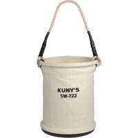 Heavy-Duty Buckets, 11" L x 11" W x 16" H, Canvas, Beige The Estey Group