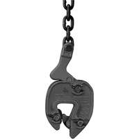 GX Plate Clamp with Chain Connector, 1000 lbs. (0.5 tons), 1/16" - 5/16" Jaw Opening The Estey Group
