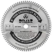 Industrial Saw Blade - Crosscut Thin Kerf, 8", 80 Teeth, Wood Use The Estey Group