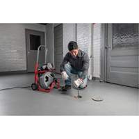 K-400 Autofeed Drum Machine with C-45IW cable, Electric, 1/2" x 75' and 3/8" x 100' The Estey Group