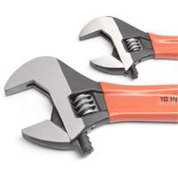 Black Oxide Wrench Set with Cushion Grips, Adjustable, 2 Pieces, Imperial and Metric The Estey Group