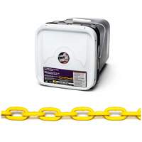 Proof Coil Chain, Low Carbon Steel, 1/4" x 75' (22.9 m) L, Grade 30, 1300 lbs. (0.65 tons) Load Capacity The Estey Group